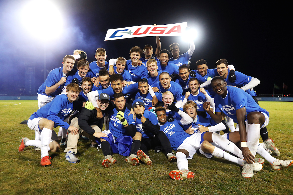 UK men's soccer defeats ODU to win Conference USA on Friday, November 2nd, 2018 at The Bell in Lexington, Ky.

Photo by Quinn Foster