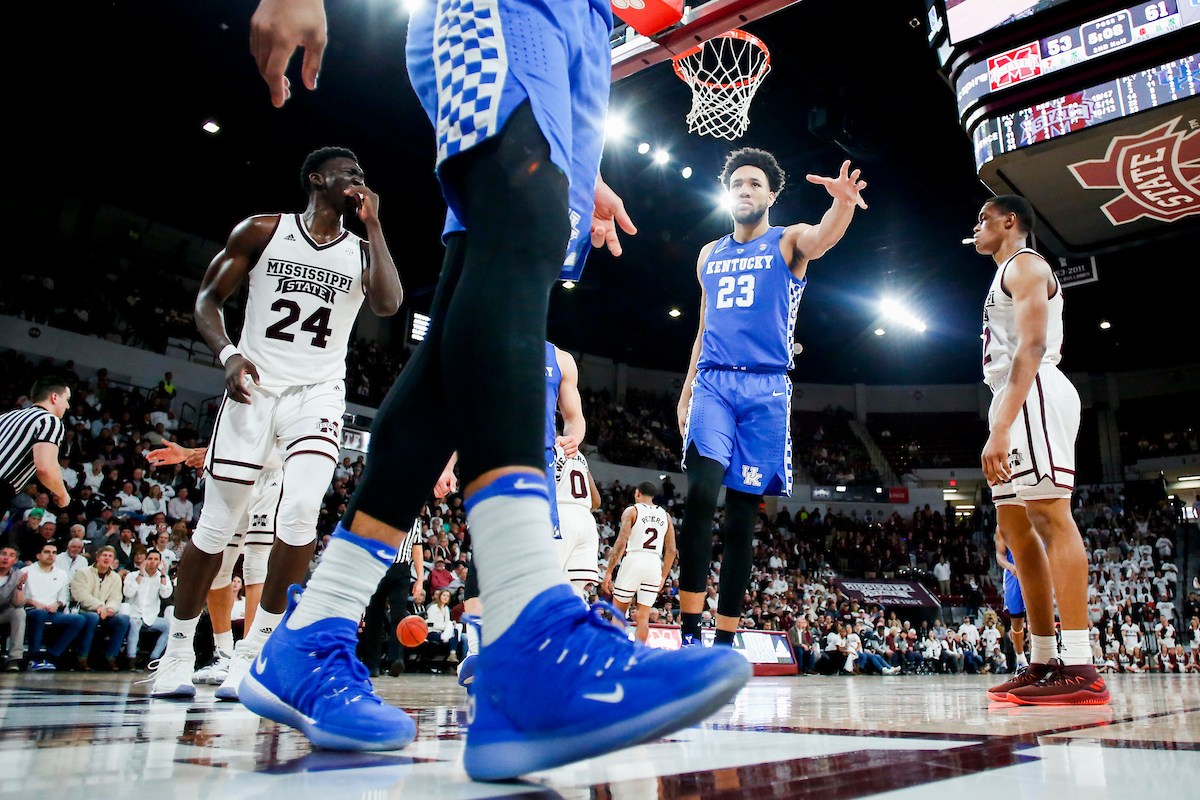 EJ Montgomery.

Kentucky beat Mississippi State 71-67 at Humphrey Coliseum in Starkville, MS.

Photo by Chet White | UK Athletics