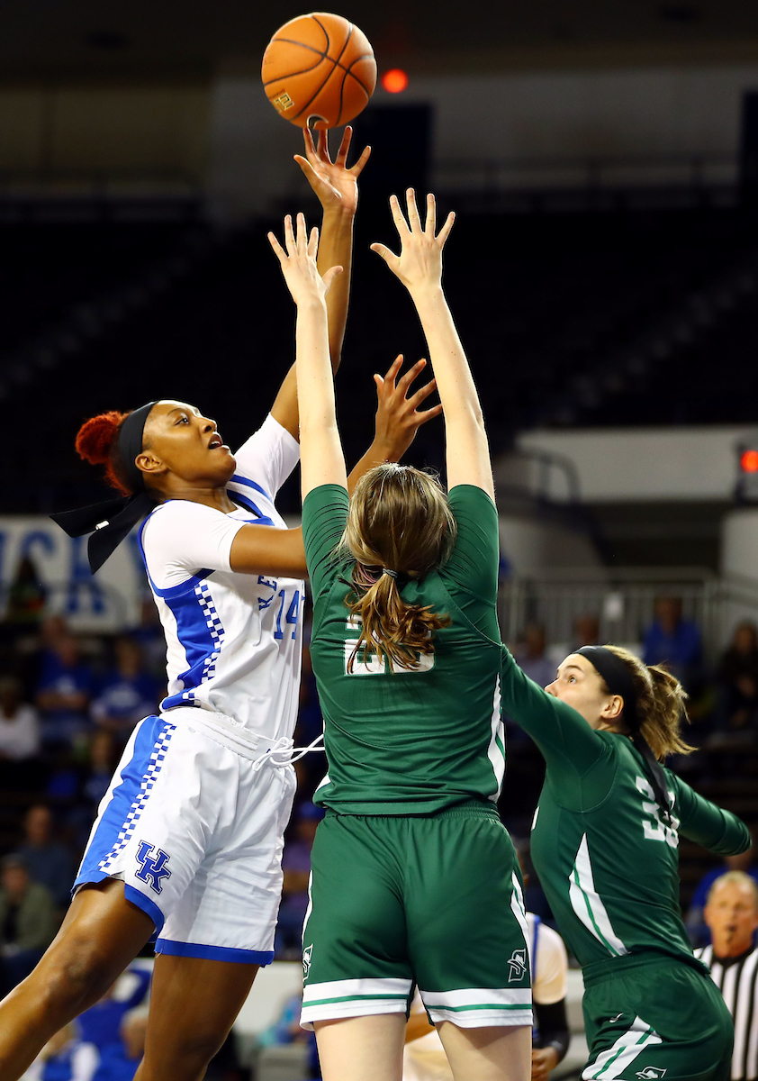 Jaida Roper 

Kentucky beats Stetson 67-48. 

Photo by Britney Howard | Staff