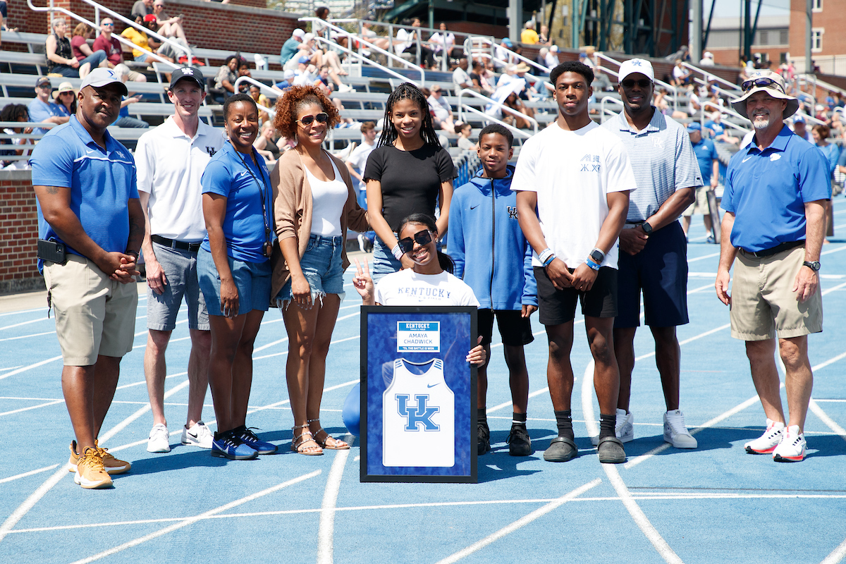 Amaya Chadwick.

Day two of the Kentucky Invitational. Senior Day.

Elliott Hess | UK Athletics
