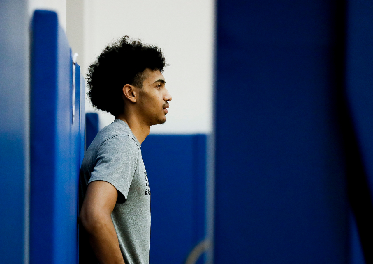 Jacob Toppin. 

Summer practice.

Photo by Chet White | UK Athletics