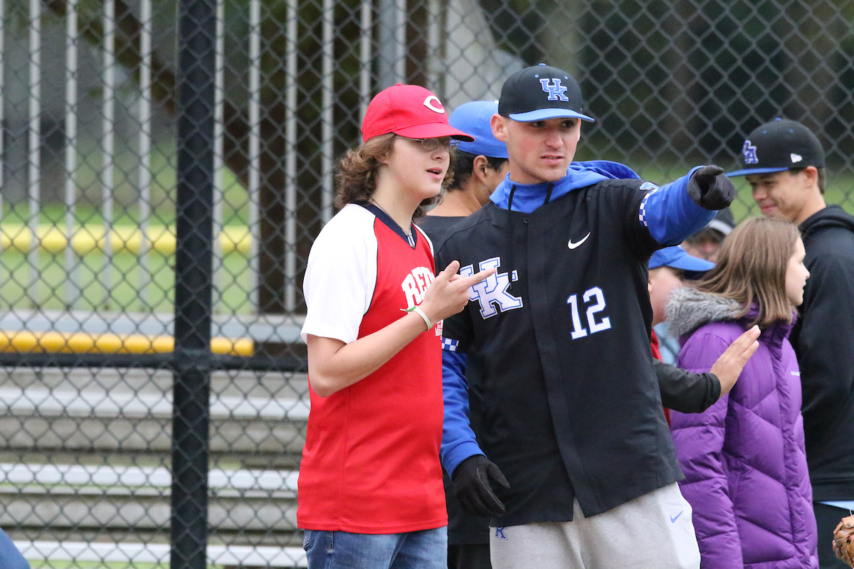 The Baseball team spends the morning with a group of kids in the Miracle League on Saturday, October 13th at Shillito Park.

Photos by Noah J. Richter | UK Athletics