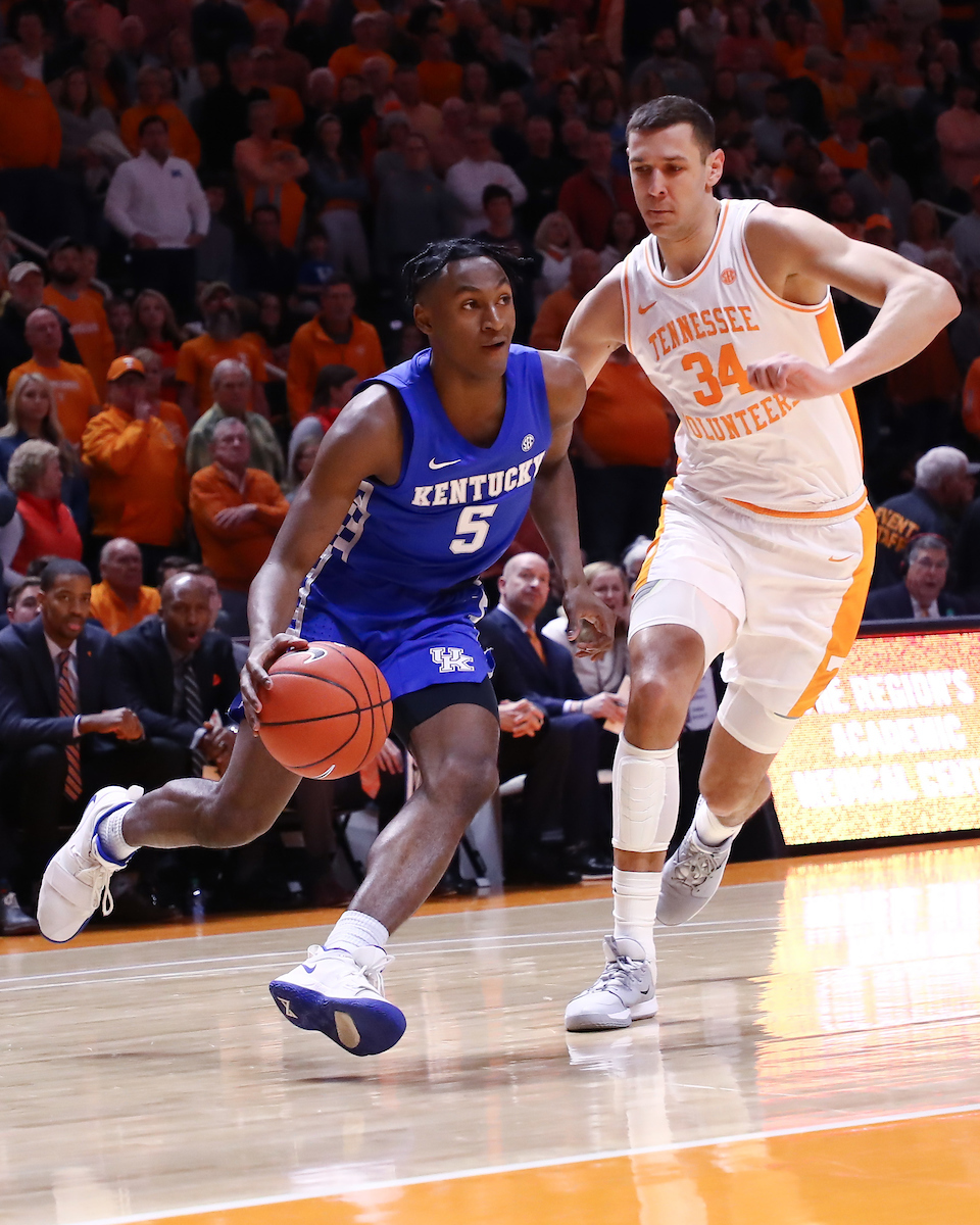 Immanuel Quickley.

Kentucky beat Tennessee, 77-64.

Photo by Elliott Hess | UK Athletics