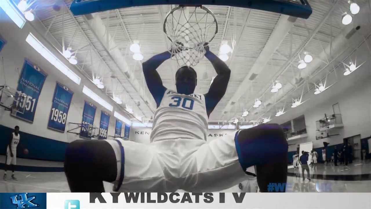 Kentucky Wildcats TV 2013-2014 Men's Basketball Super Slow Motion Dunks At Photoday