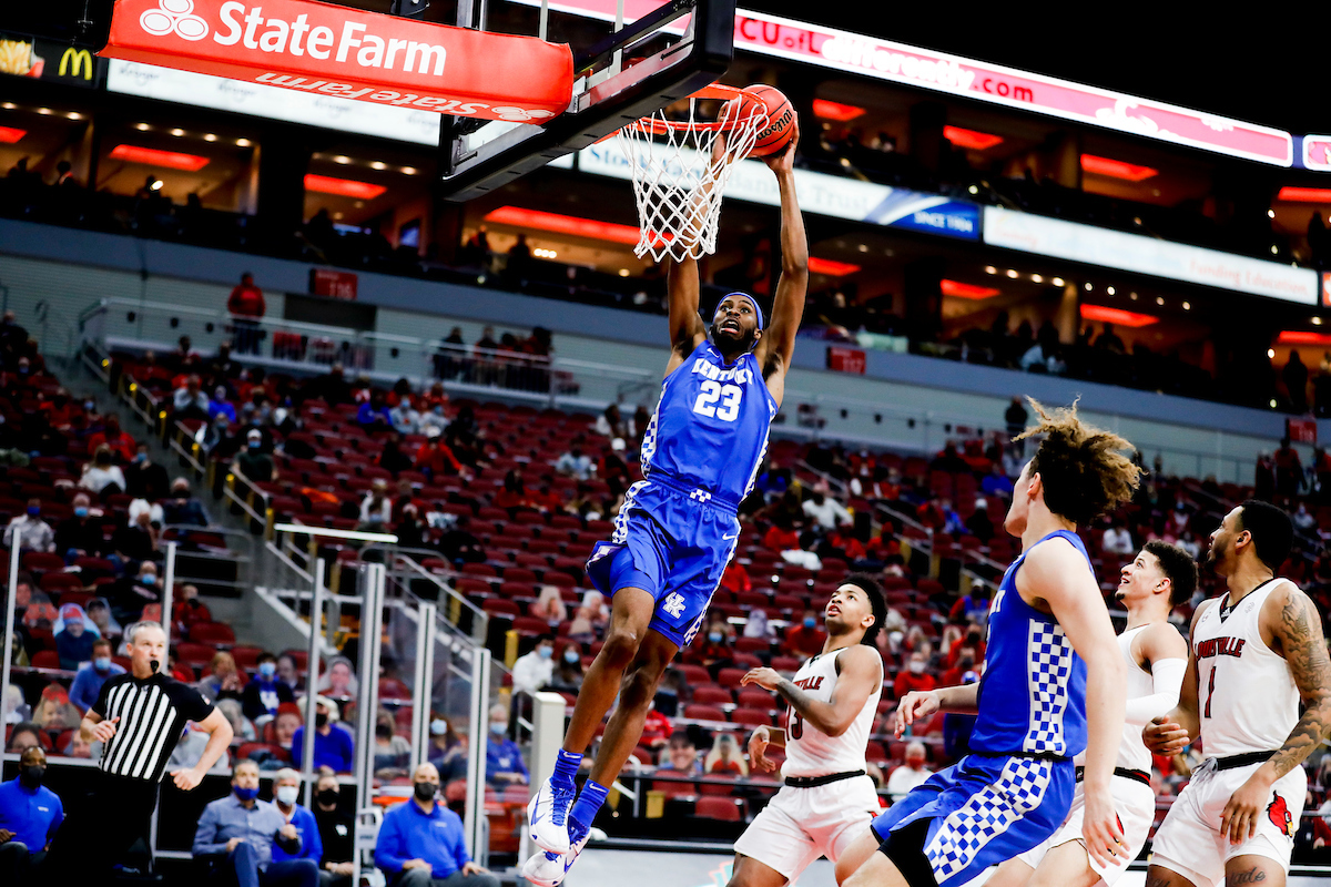 Isaiah Jackson.

Kentucky loses to Louisville 62-59.

Photo by Chet White | UK Athletics