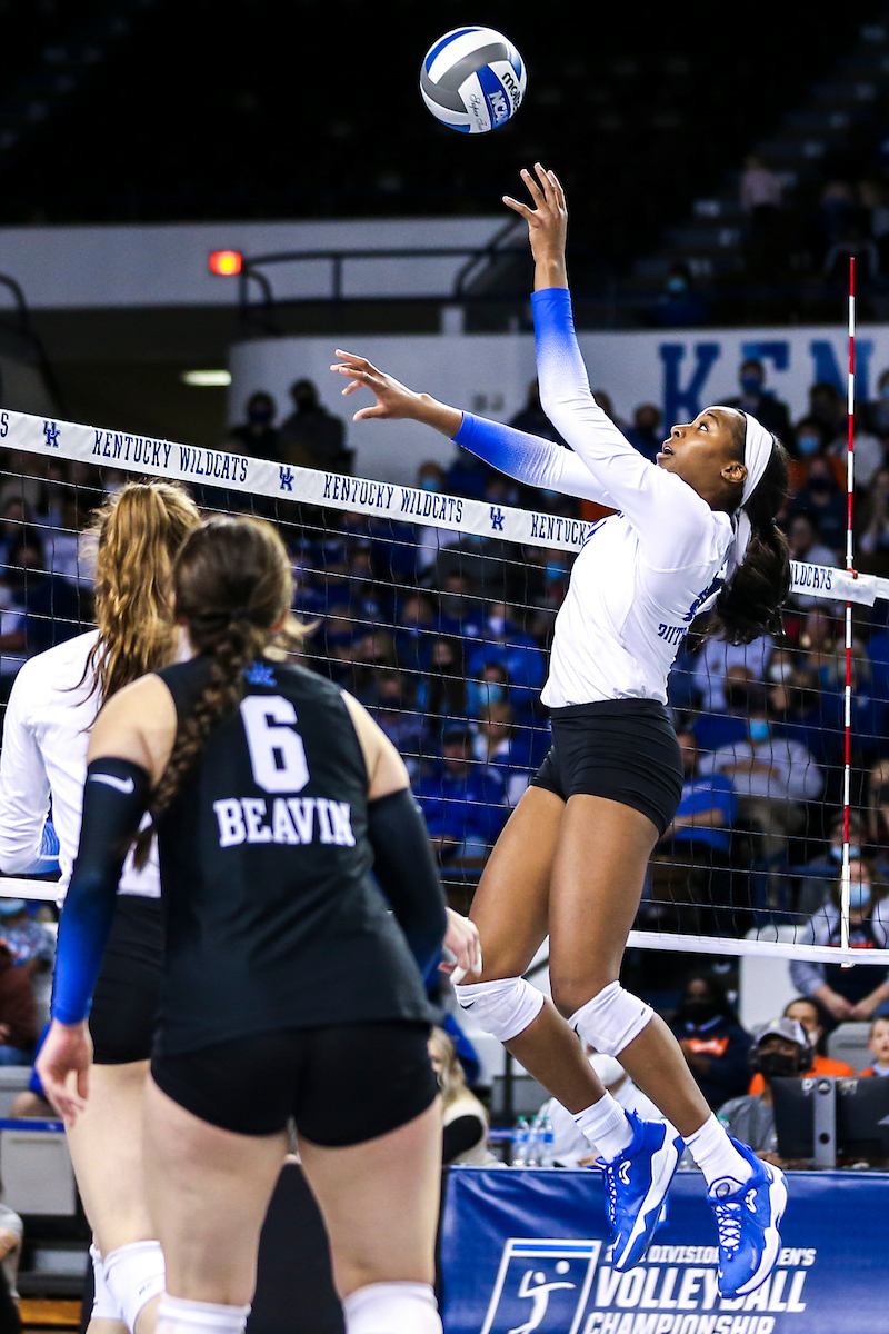 Reagan Rutherford.

Kentucky falls to Illinois 3-1.

Photo by Sarah Caputi | UK Athletics