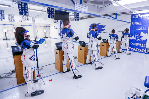 Mary Tucker, Will Shaner, Richard Clark, Jaden Thompson, and Mitchell Nelson.Kentucky competes against Akron.Photo by Sarah Caputi | UK Athletics