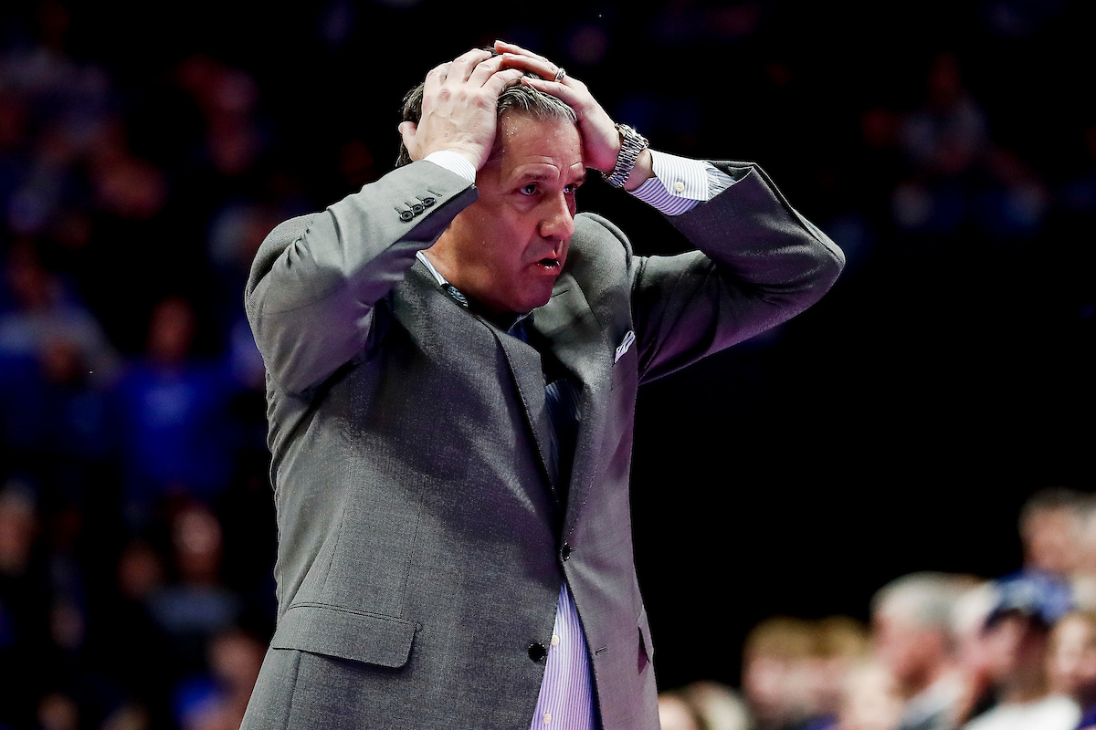 John Calipari.

Kentucky beat Alabama 90-81.

Photos by Chet White | UK Athletics