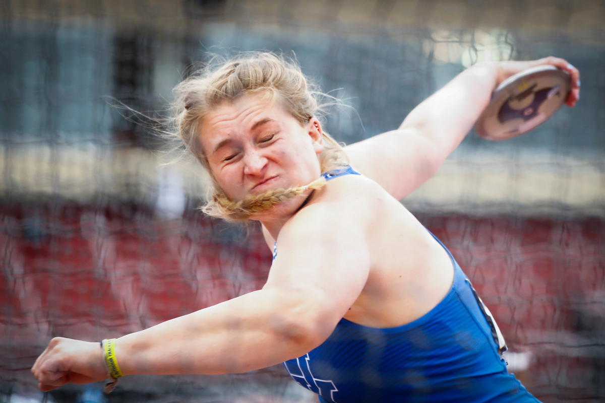 Nicole Fautsch.

Day three of the 2019 SEC Outdoor Track and Field Championships.