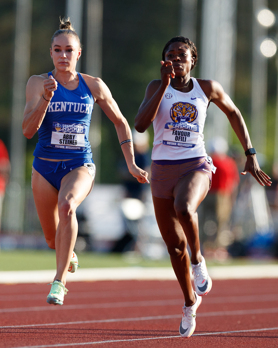Abby Steiner.

SEC Day 3.

Elliott Hess | UK Athletics
