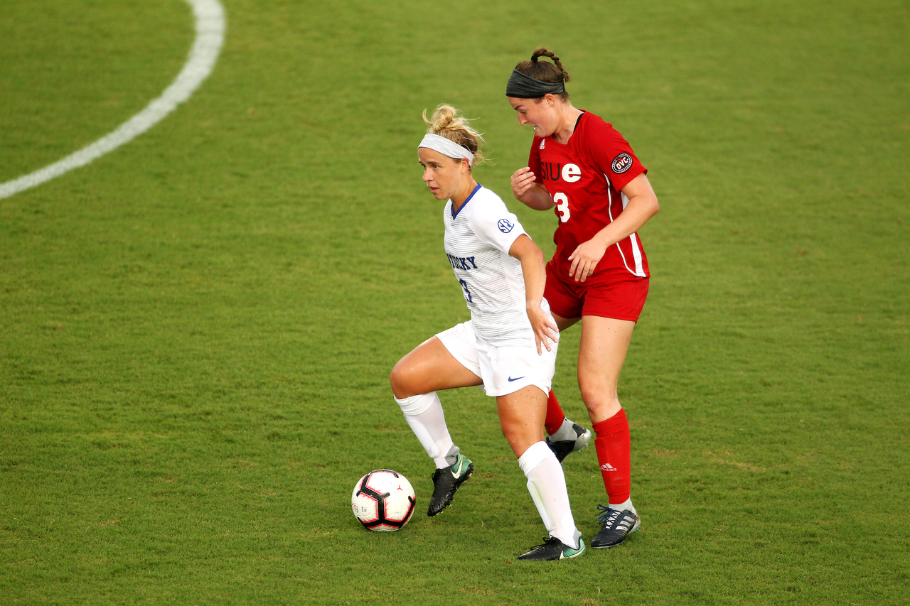 Marissa Bosco.

The University of Kentucky women's soccer team beat SIUE 2-1 in the Cat's season opener on Friday, August 17th, 2018, at The Bell in Lexington, Ky.

Photo by Quinlan Ulysses Foster I UK Athletics