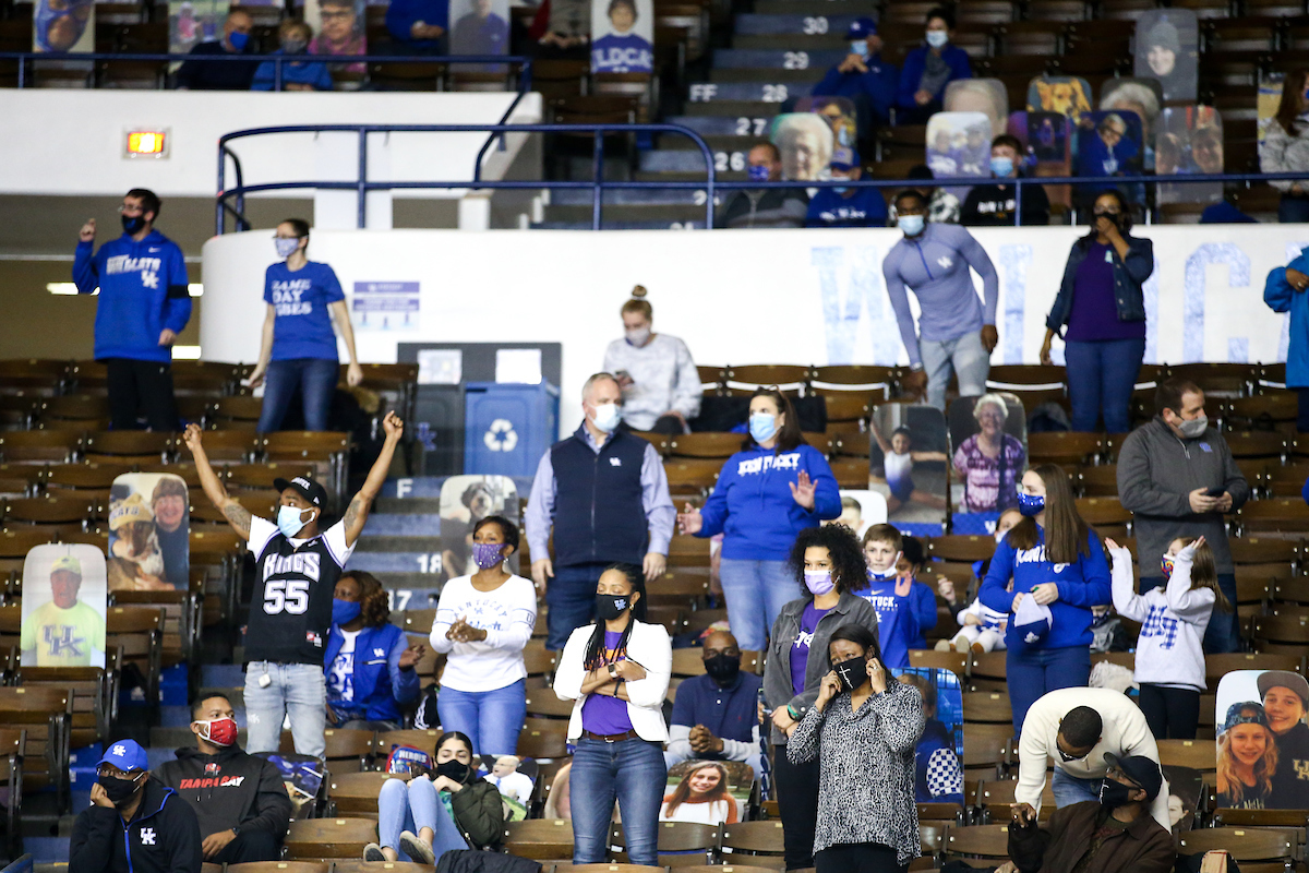 Fans. 

Kentucky beat Vandy 80 - 73.

Photo by Eddie Justice | UK Athletics