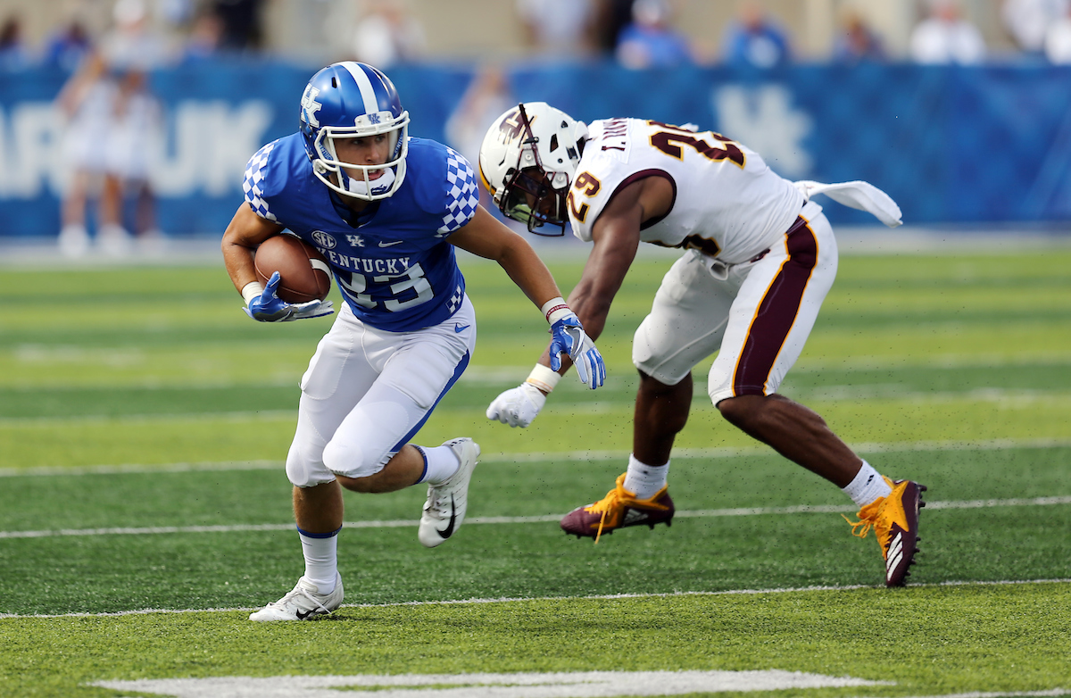 David Bouvier

Kentucky Football beats Central Michigan 35-20.

Photo by Britney Howard | UK Athletics