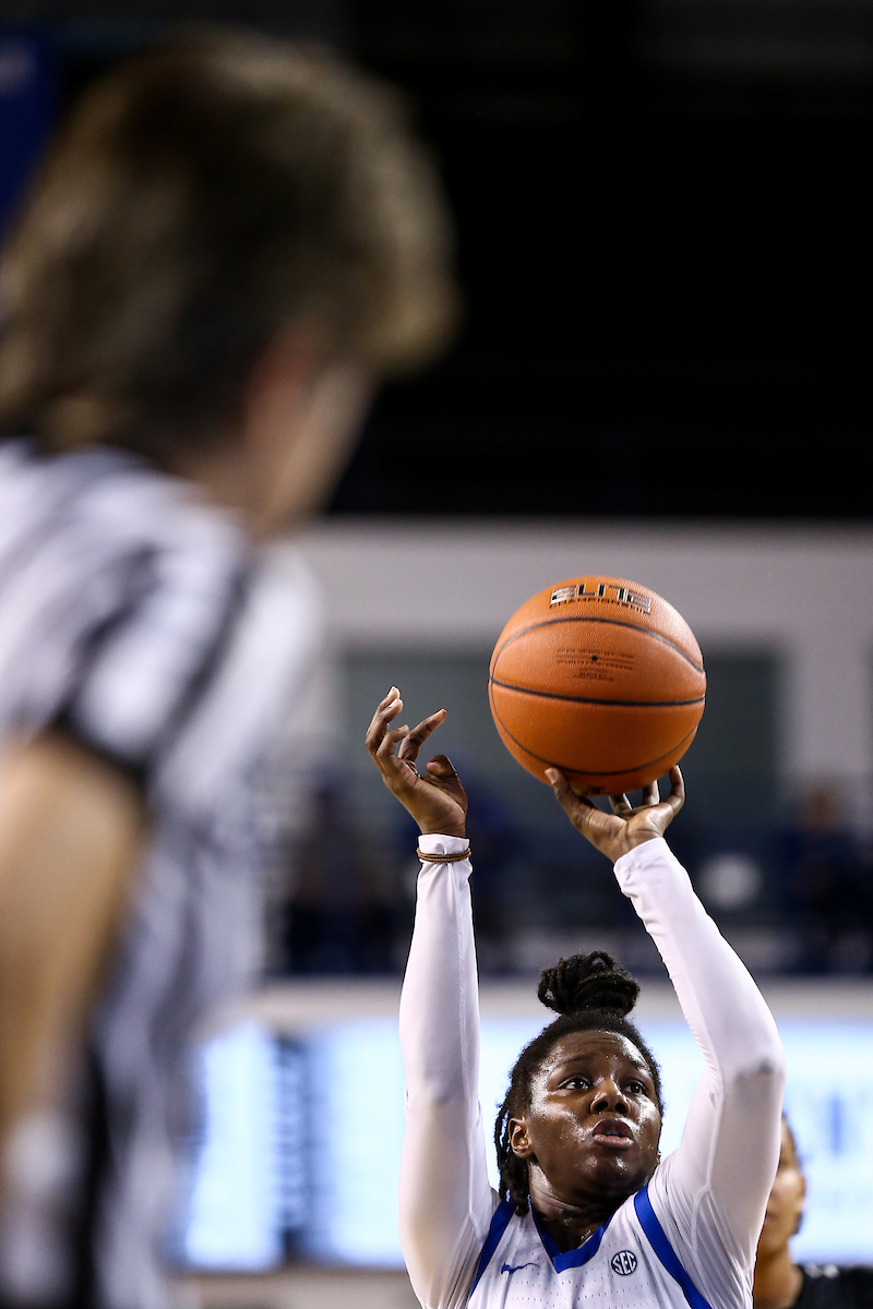 Amanda Paschal. 

Kentucky fell to Florida 70 - 62. 

Photo by Eddie Justice | UK Athletics