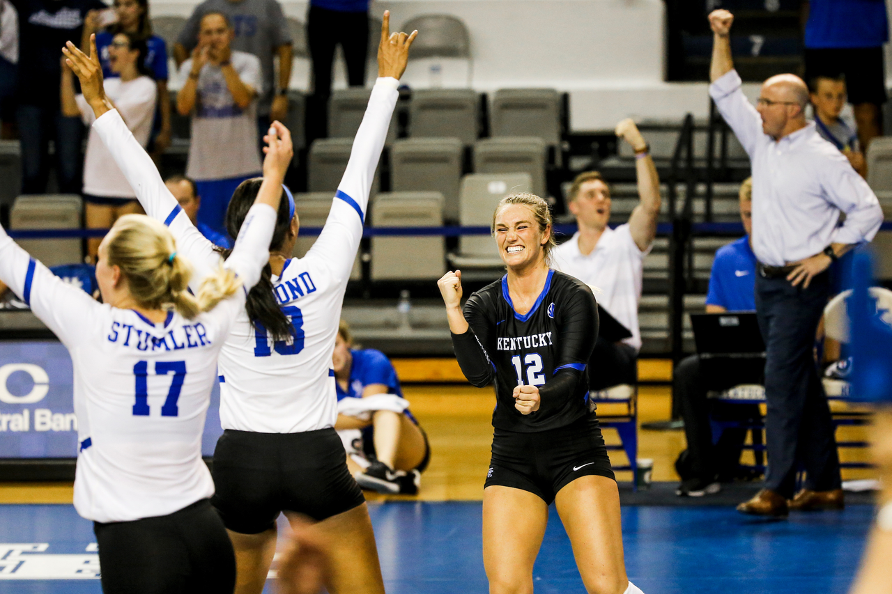 Gabby Curry. 

UK defeats UofL 3-0. 

Photo by Eddie Justice | UK Athletics
