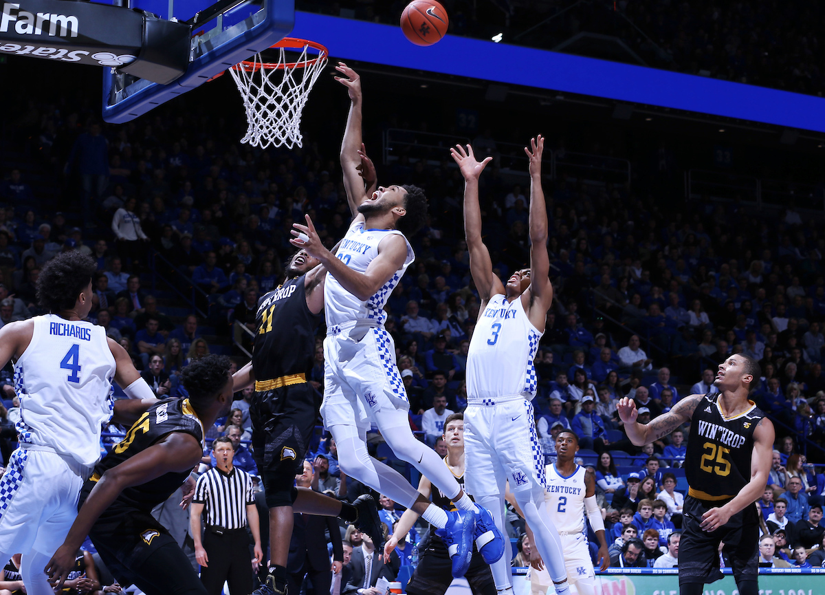 EJ Montgomery

UK Men's Basketball beat Winthrop University 87-74 on Wednesday, November 21, 2018.

Photo by Britney Howard  | UK Athletics