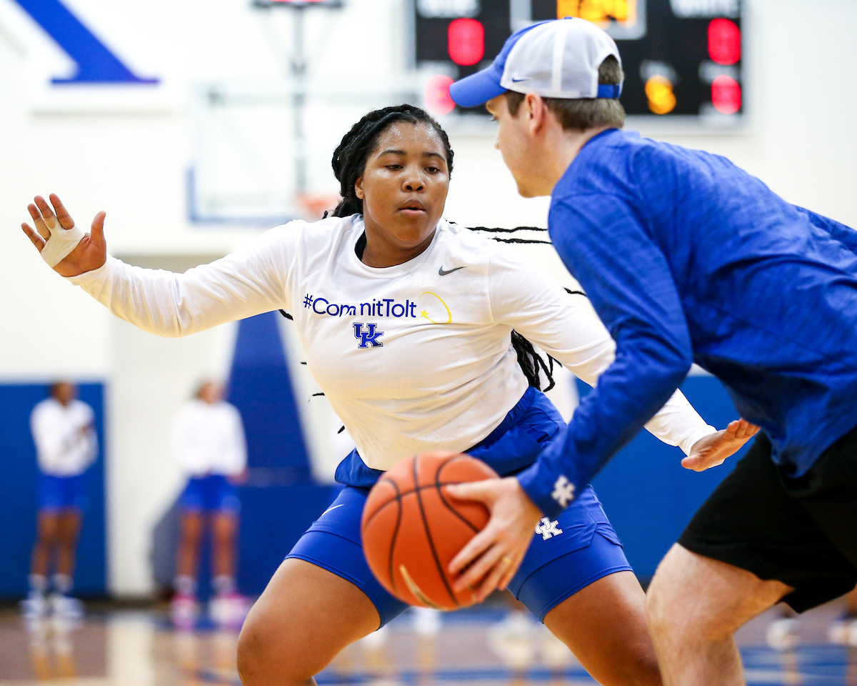 Erin Toller. 

WBB Practice.

Photo by Eddie Justice | UK Athletics