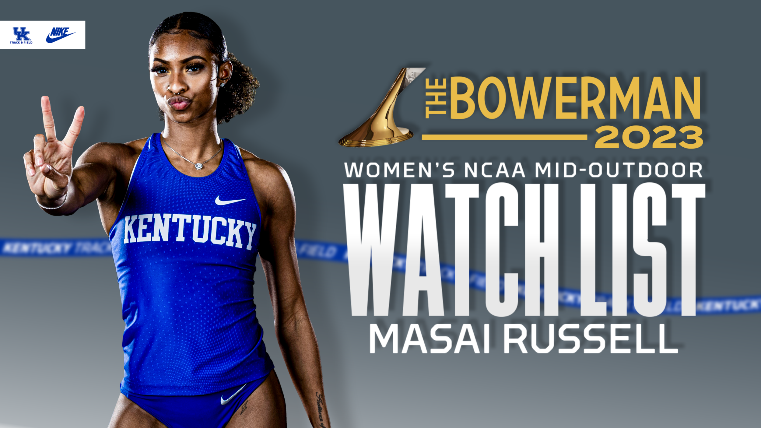 Masai Russell Remains on The Bowerman Watchlist