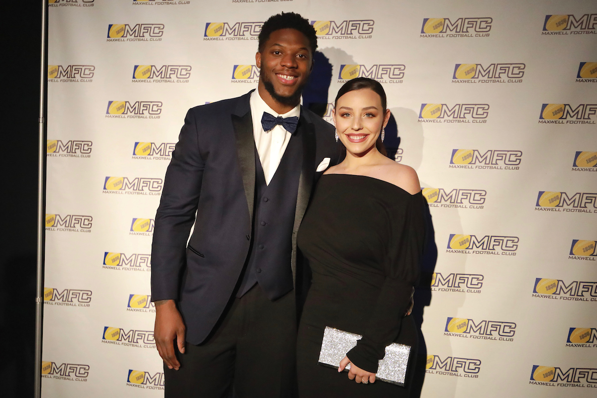 Josh Allen is honored as the 2018 Bednarik Award winner at the Maxwell Football Club Gala on Friday, March 7th, 2019.

Photo by Noah J. Richter | UK Athletics