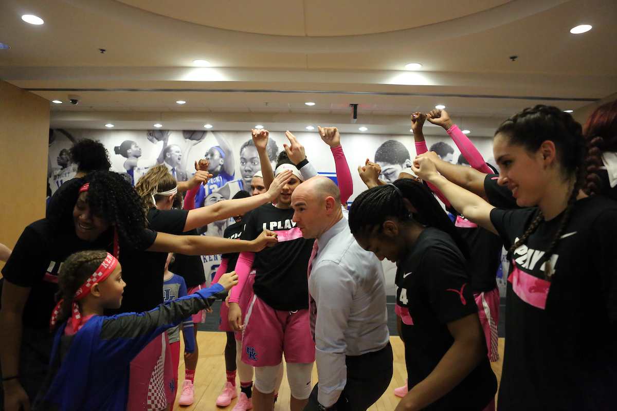John Spurlock

The University of Kentucky women's basketball beat Arkansas on Thursday, February 15, 2018 at Memorial Coliseum.

Photo by Britney Howard | UK Athletics