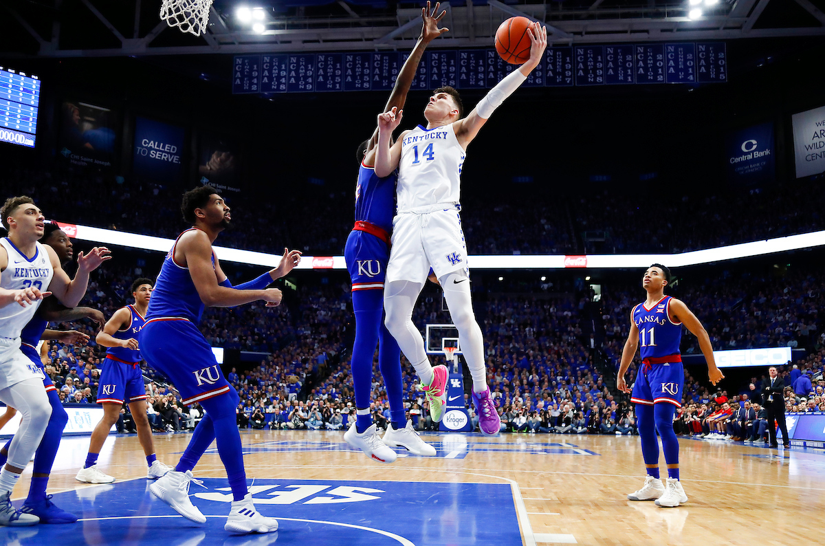 Tyler Herro.

The UK men's basketball team beat Kansas 71-63 at Rupp Arena on Saturday, January 26, 2019.

Photo by Chet White| UK Athletics