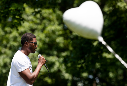 Ravi Moss.

Walk Forward Lexington.

Photo by Chet White | UK Athletics