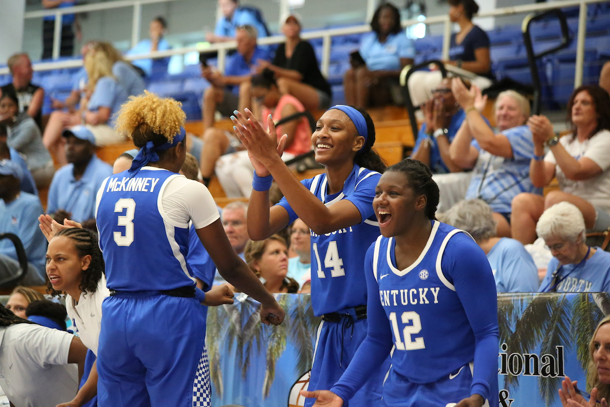 Game One - Kentucky vs. South Florida

The women's basketball team travels to Saint Thomas to compete in the 2018 Paradise Jam Tournament from November 22nd-24th at the University of the Virgin Islands.

Photos by Noah J. Richter | UK Athletics