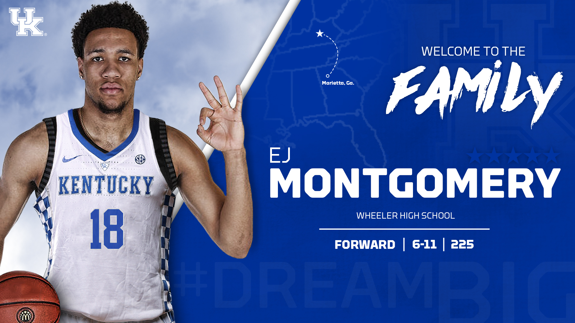 Kentucky Men’s Basketball Officially Adds EJ Montgomery