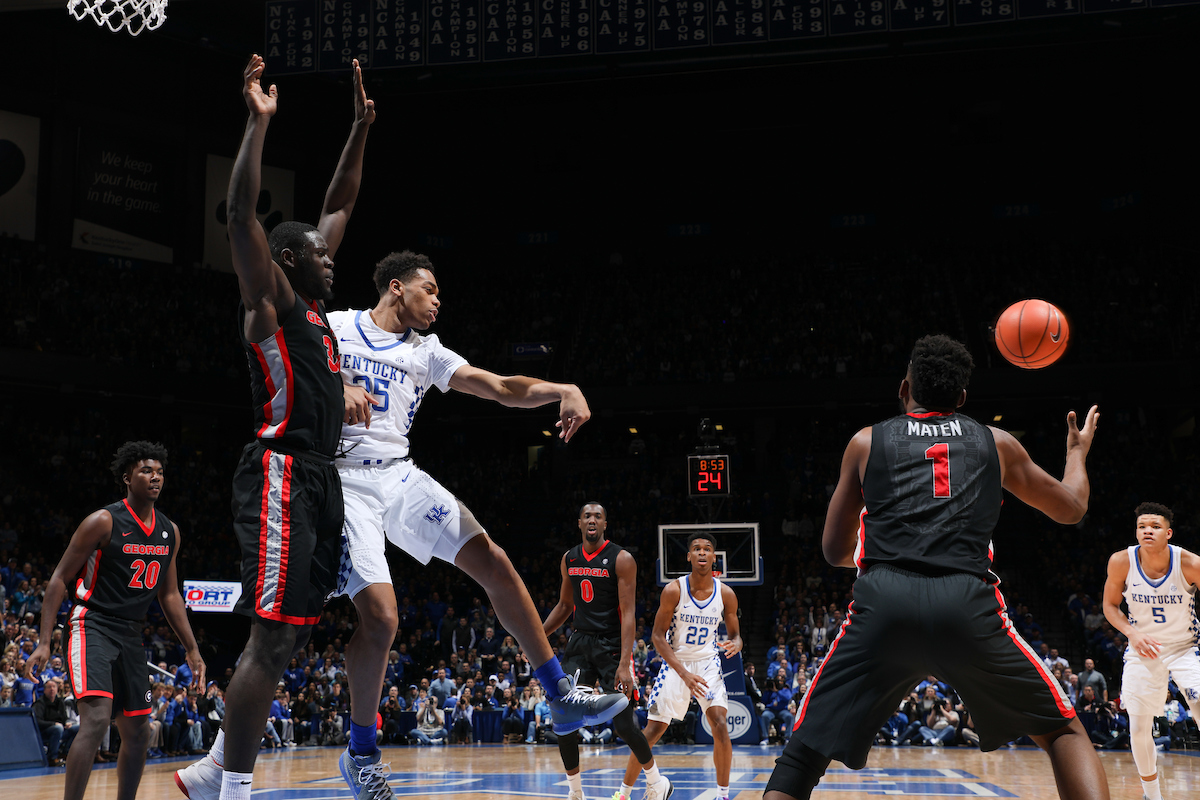 PJ Washington.

The University of Kentucky men's basketball team beat Georgia 66-61 on Sunday, December 31, 2017 at Rupp Arena in Lexington, Ky.

Photo by Elliott Hess | UK Athletics