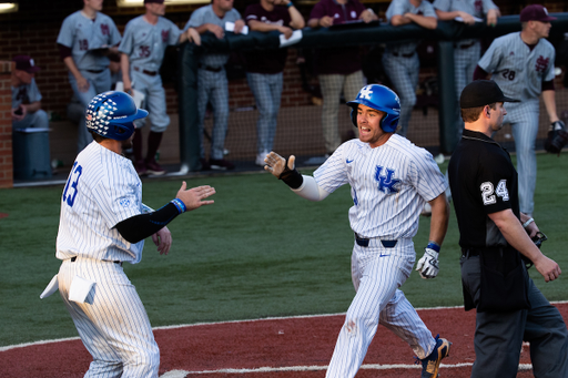 Kole Cottam (13) 
Luke Becker (10)

UK Baseball team defeats MSU 4-1 , Saturday May 12, 2018  in , . Photo by Mark Mahan