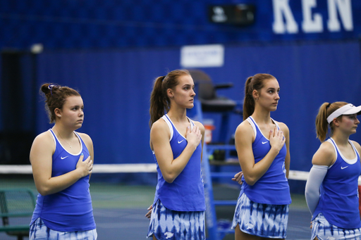Alexis Merrill. Anastasia Tkachenko. Diana Tkachenko.

Kentucky women's tennis hosts Indiana

Photo by Maddie Baker | UK Athletics