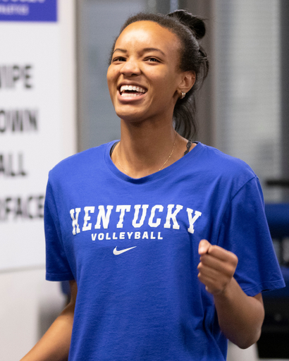 Jordyn Williams. 

Volleyball Spring Workout.

Photo by Tommy Quarles | UK Athletics