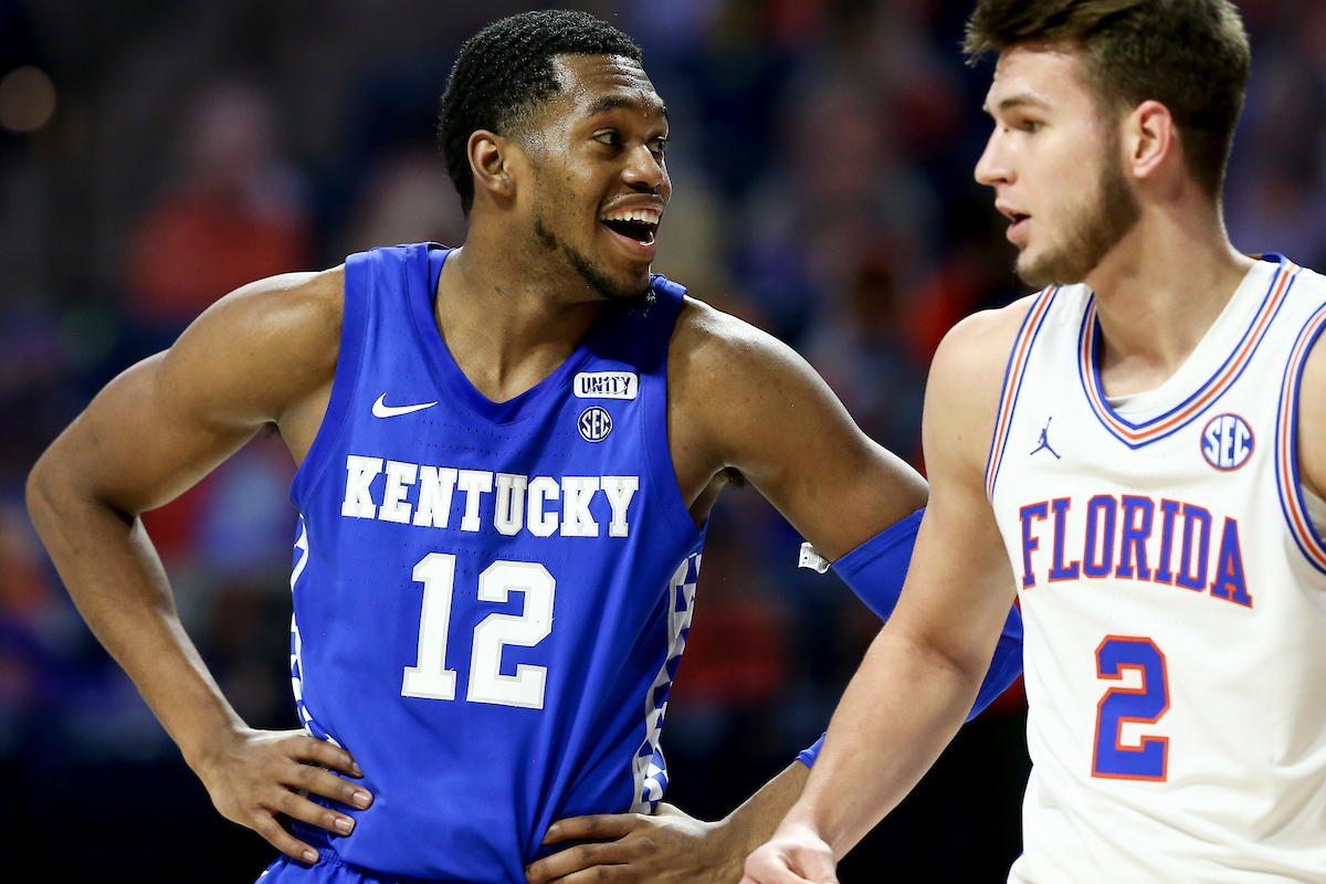 Keion Brooks Jr.

Kentucky beat Florida 76-58 at the O’Connell Center in Gainesville, Fla.

Photo by Chet White | UK Athletics