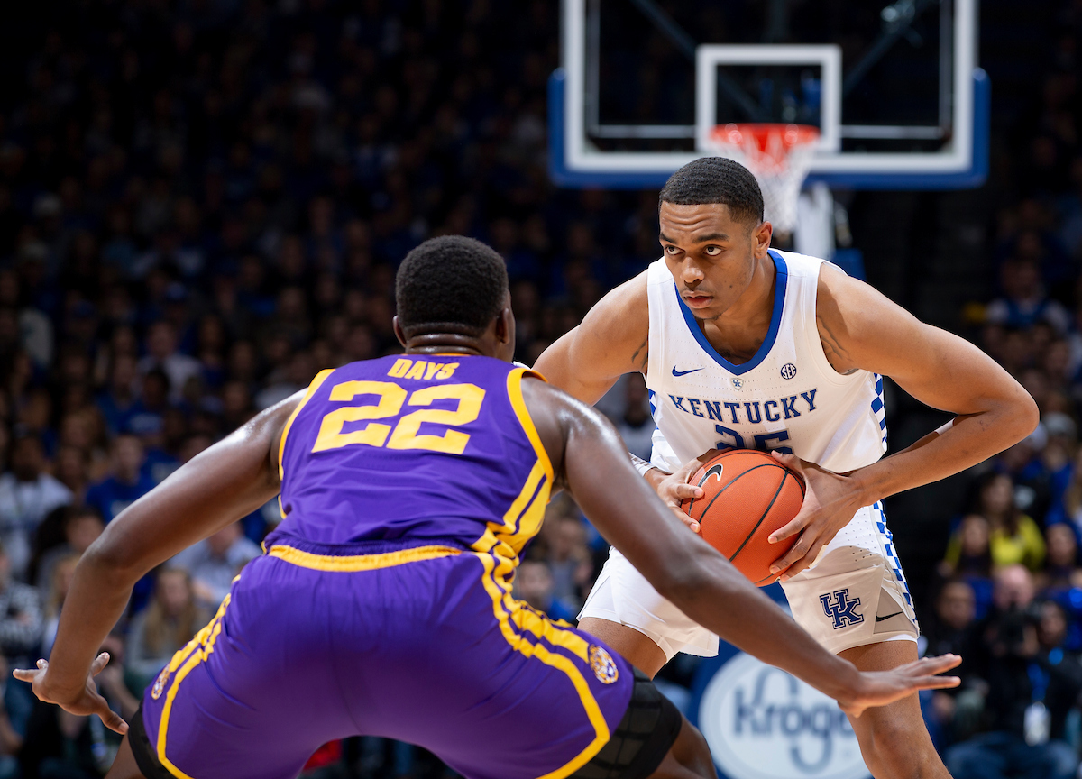 PJ Washington. 

UK falls to LSU 73-71.


Photo By Barry Westerman | UK Athletics
