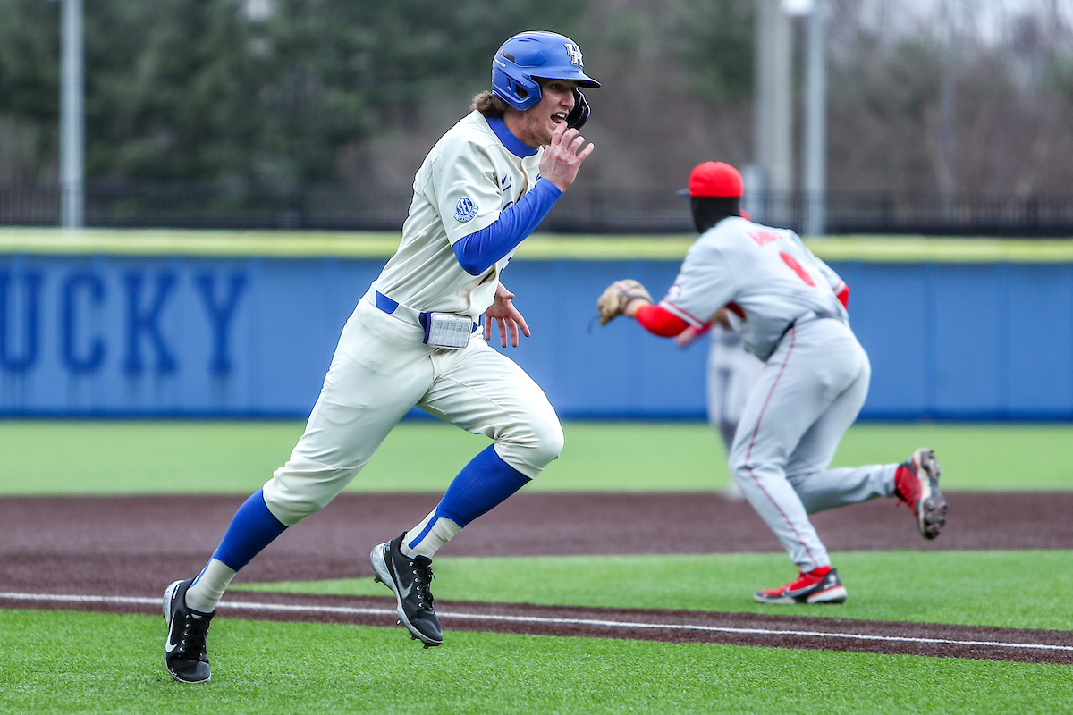 Adam Fogel.

Kentucky beats Georgia 10-8.

Photo by Sarah Caputi | UK Athletics