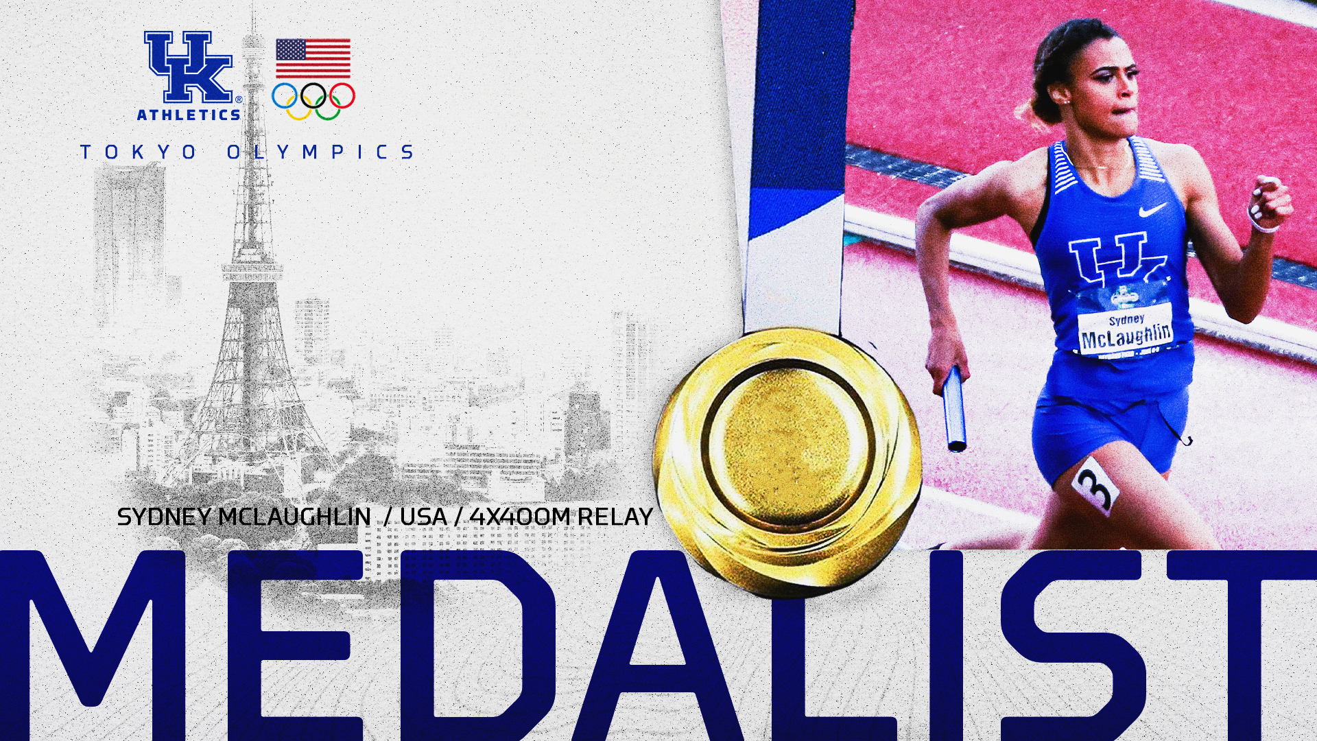 Sydney McLaughlin and Team USA Win Gold in Olympic 4x400m Relay