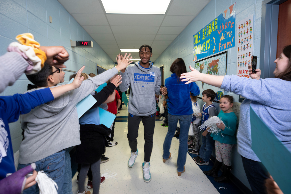 Nick Richards and Immanuel Quickley. #PickNickAndQuick.

Photo by Chet White | UK Athletics