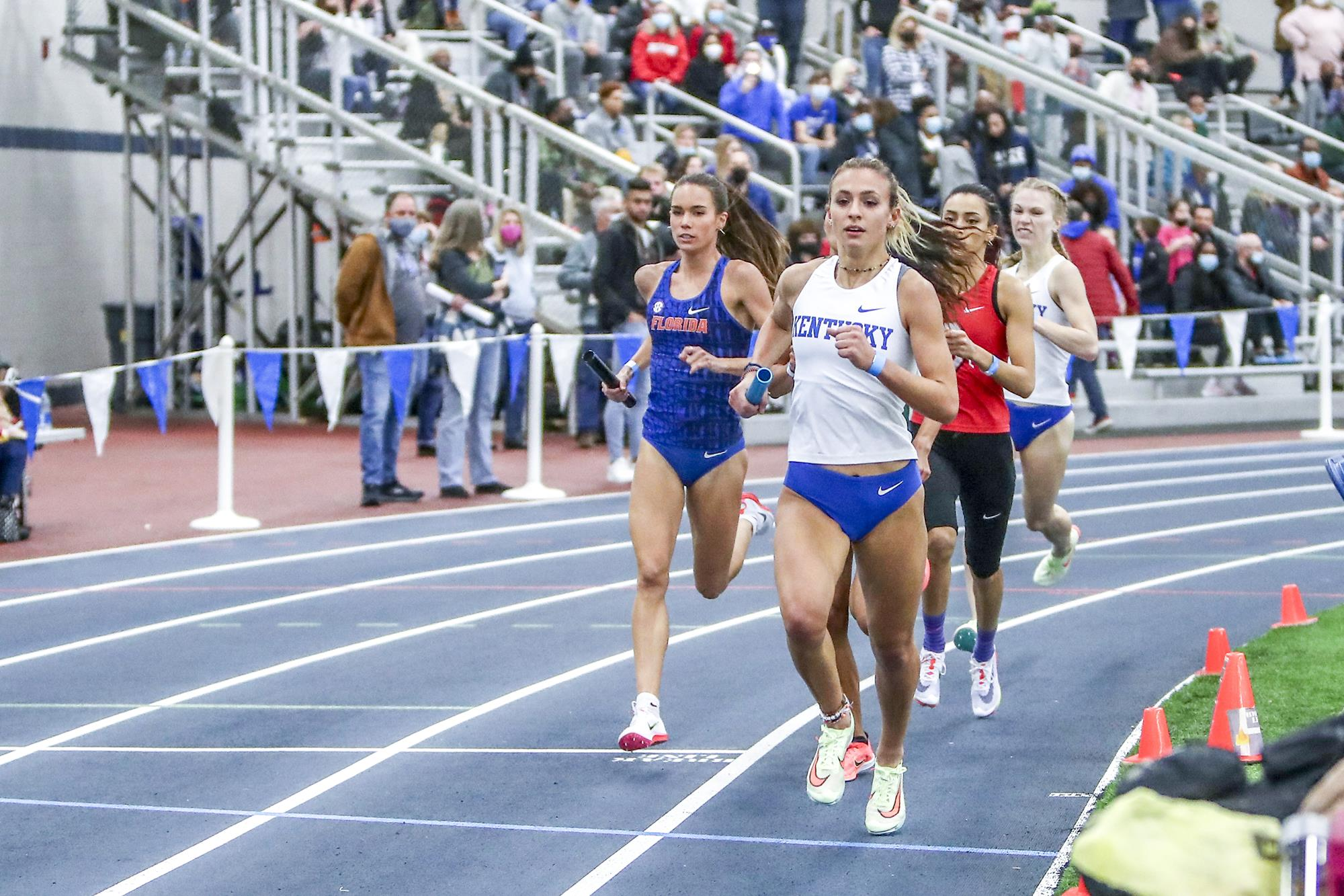 Pole Vaulters and Distance Runners Earn Three Personal Bests on Double Meet Day for UKTF