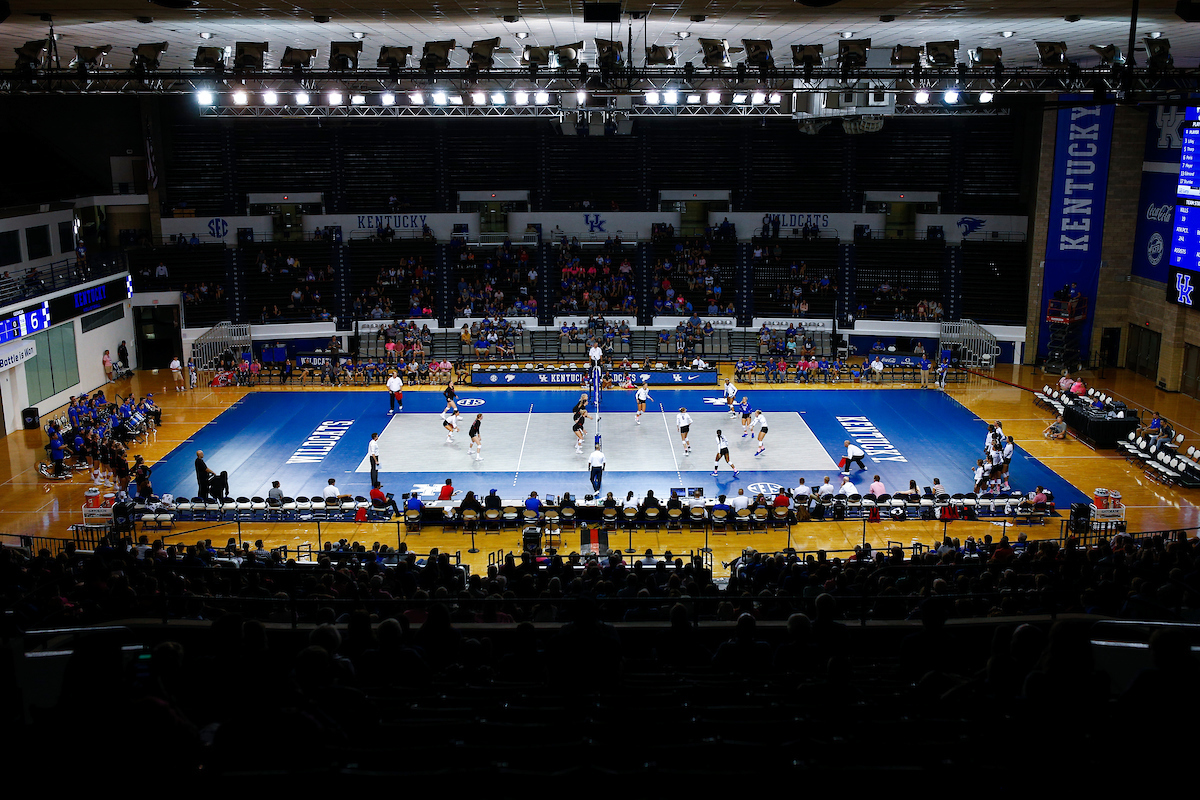 Wide.

UK Volleyball falls to Georgia 2-3. 

Photo by Isaac Janssen | UK Athletics