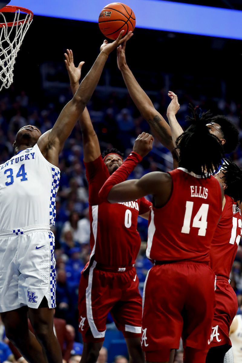 Oscar Tshiebwe.

Kentucky beat Alabama 90-81.

Photos by Chet White | UK Athletics