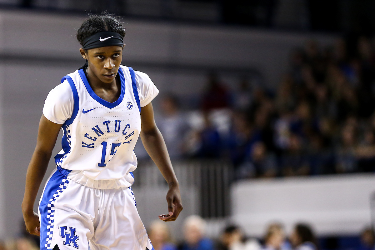 Chasity Patterson. 

Kentucky fell to Florida 70 - 62. 

Photo by Eddie Justice | UK Athletics