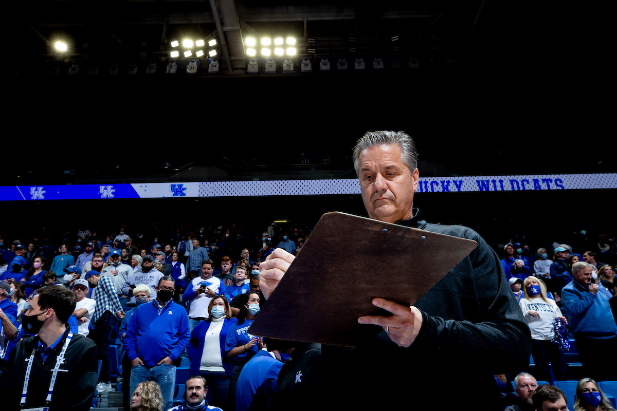 John Calipari.

Kentucky beat Missouri 83-56.

Photos by Chet White | UK Athletics