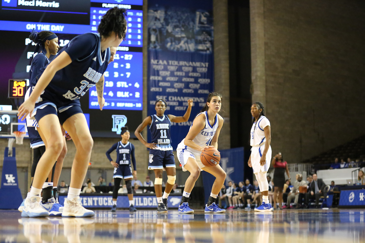 Kentucky Women's Basketball defeats Rhode Island 75-52 on Thursday, December 6th, 2018 at Memorial Coliseum.

Photos by Noah J. Richter | UK Athletics