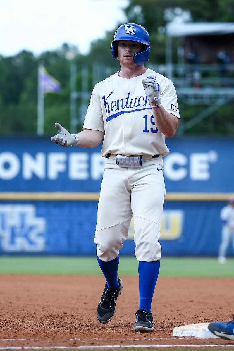 Nolan McCarthy.

Kentucky defeats LSU 7-2.

Photo by Sarah Caputi | UK Athletics