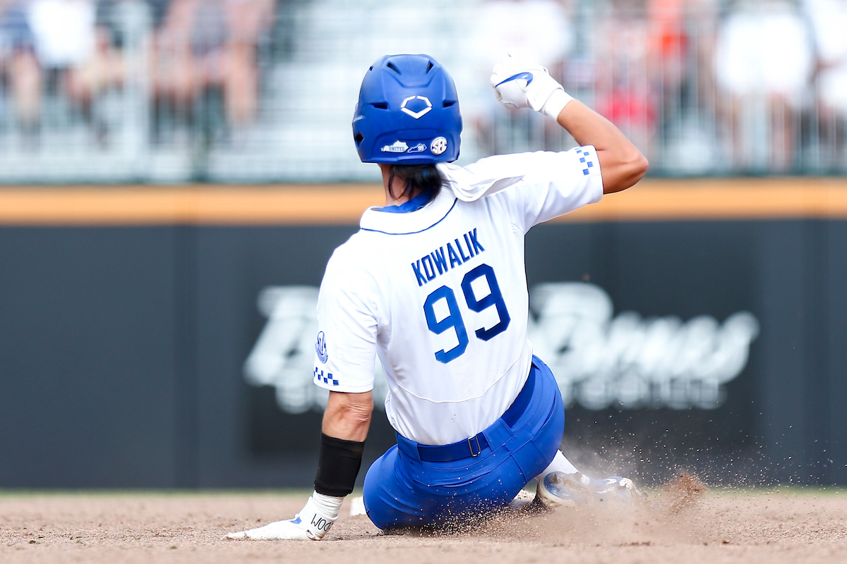 Kayla Kowalik.

Kentucky falls Virginia Tech 4-5.

Photo by Grace Bradley | UK Athletics