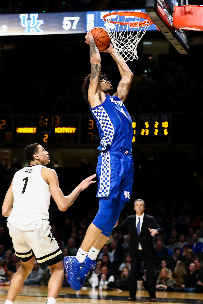 Nick Richards.

Kentucky beat Vanderbilt 78-64.

Photo by Chet White | UK Athletics