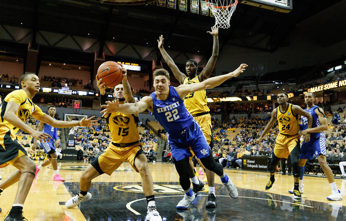 Reid Travis.


Kentucky beats Missouri, 66-58.

Photo by Elliott Hess | UK Athletics