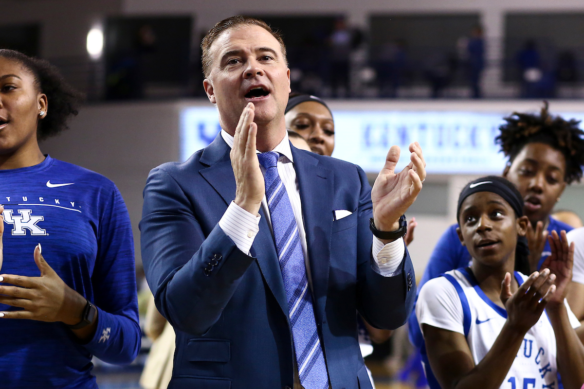 Matthew Mitchell.

Kentucky beat Mississippi State 73-62.

Photo by Grace Bradley | UK Athletics