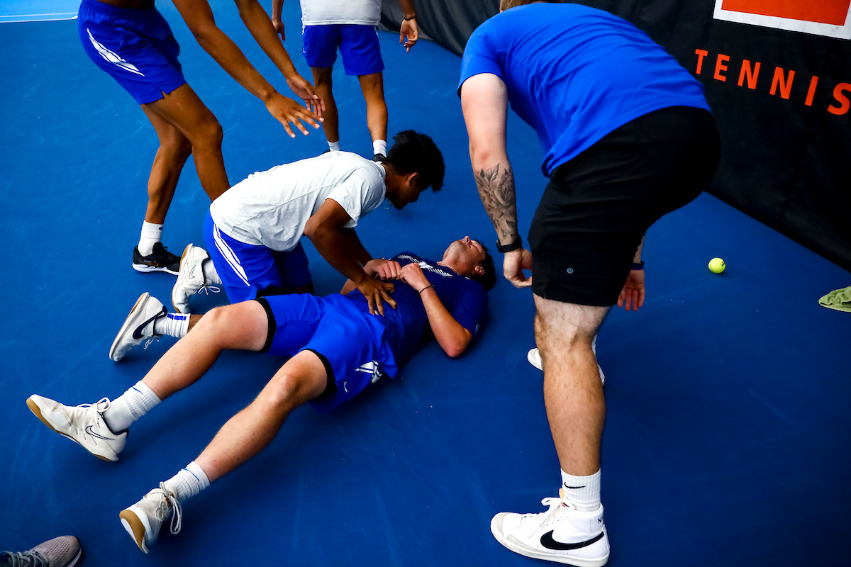 JJ Mercer. Heman Nama.

Kentucky beats Ohio State 4-1.

Photo by Eddie Justice | UK Athletics
