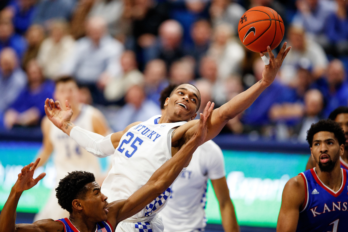 PJ Washington.

The UK men's basketball team beat Kansas 71-63 at Rupp Arena on Saturday, January 26, 2019.

Photo by Elliott Hess | UK Athletics